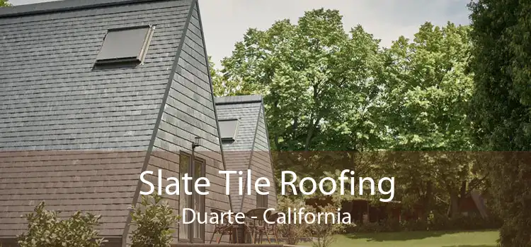 Slate Tile Roofing Duarte - California